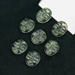 Load image into Gallery viewer, 1,2,3,4,5 Pcs Natural green Amethyst oval face Shape Carving, Hand carved fancy shape Gemstone, carved Gemstone jewelry Making,18X14 mm