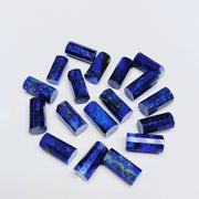 2,3,4,5 pcs AAA Quality 100% Natural Lapis Lazuli Faceted Pipe Shape Loose Gemstone, Loose Gemstone, Gemstone For Jewlery 10X6 mm
