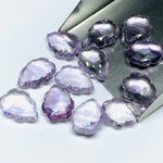 Load image into Gallery viewer, 2,3,4,5 pcs Natural Pink Amethyst Leaf Shape Carved Gemstone, Pink Amethyst Briolettes Beads For Jewelry Making, Carved Gemstone 16X10 mm