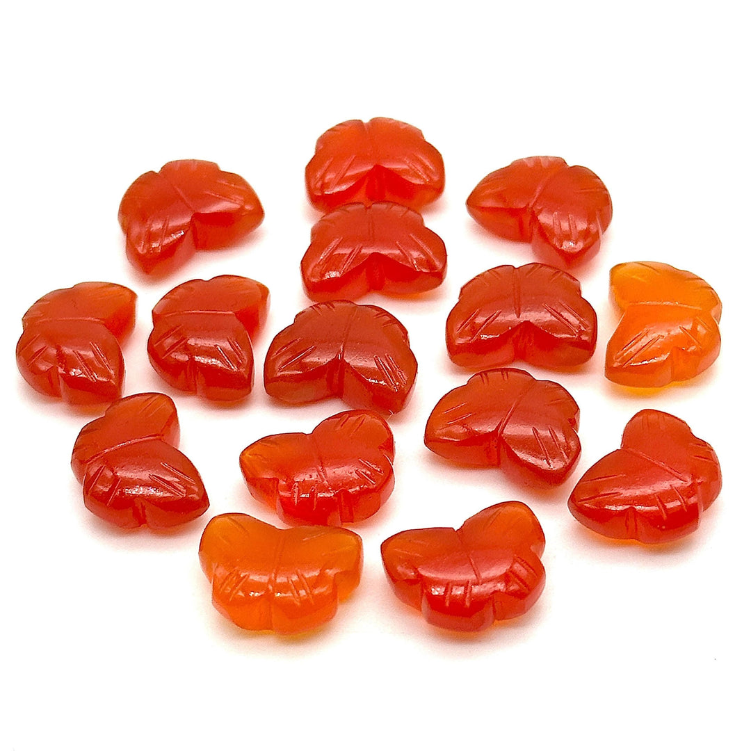 Superb Carnelian Butterfly Shape Beads, AAA Carnelian Hand Carved Butterfly Briolettes, Gemstone Carvings, 13 MM Mini Loose Butterfly Charms