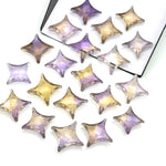 Load image into Gallery viewer, Natural Ametrine Ninja Star Shape Carving Beads, Fancy Star Shape Gemstone Beads, 11X15 MM Jewelry Making Star Shape Briolettes Loose Beads