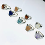 Load image into Gallery viewer, 925 Silver, AAA Quality 100% Natural Gemstone Adjustable Rings, Star Shape Gemstone, Star Shape Carving, Gemstone For Jewellery, 10 mm