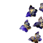 Load image into Gallery viewer, Sparkling Butterflies, Copper Amethyst Butterfly Shape Beads, Faceted Butterfly Gemstone, Purple Amethyst Carving Beads 14x10 MM, Charm Bead