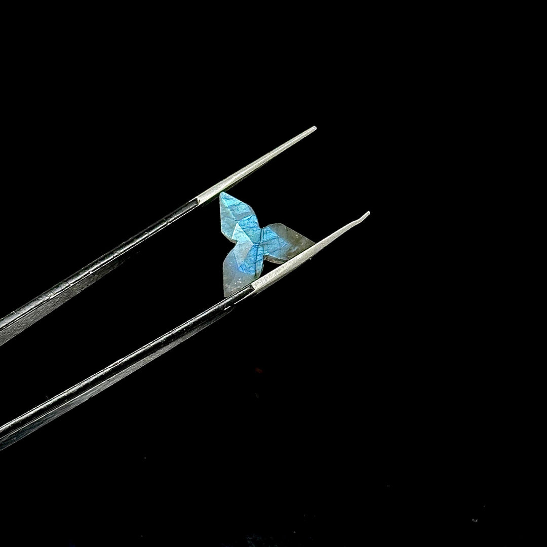 Flashy Labradorite Ninja Star Carving Beads, Labradorite Ninja Star Shape Gemstone Beads, 12 MM Jewelry Making Star Shape Briolette Beads