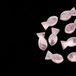 Load image into Gallery viewer, Natural Rose Quartz Fish Charm Beads, Fancy Fish Shape Carved Gemstone, 7X14 MM, Goddess Power Stone Carving, Jewelry Making Diy Beads