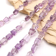 AAA Natural Pink Amethyst Faceted Tumble Beads ~ 6X8 MM Pink Amethyst Nuggets Shape Beads ~ 8