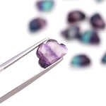 Load image into Gallery viewer, AAA Rainbow Fluorite Clouds Shape Beads, Multi Fluorite Faceted Cloud Beads, Carved Cloud Gemstone Charms, 12 MM, Loose Carved Briolettes