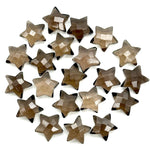 Load image into Gallery viewer, Natural Smokey Quartz Star Shape Briolettes, Smokey Quartz Faceted Star Shape Beads, Fancy Star Stones for Jewelry Making, 15 MM Brown Stars