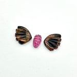 Load image into Gallery viewer, Natural tourmaline Butterfly Shape Carving, Hand carved tourmaline Butterfly loose carving, carved butterfly jewelry for Making 20x11mm.