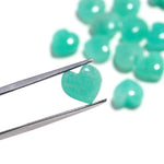 Load image into Gallery viewer, AAA Amazonite Heart Shape Beads, Natural Amazonite Heart Shape Charms, Loose Gemstone Heart Charms for Jewelry Making, 10 MM