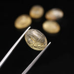 Load image into Gallery viewer, Genuine Citrine Scarab Carved Gemstone, Fancy Shape Scarab Carving, Insect Beads, 16X12 MM, Home Decor Crystals, Reiki Healing