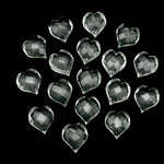 Load image into Gallery viewer, AAA Crystal Quartz Heart Shape Beads, Clear Quartz Hand Carved Heart Charms for Jewelry Making, Faceted Heart Shape Briolette's, 13 MM