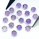Load image into Gallery viewer, Superb Quality Pink Amethyst Melon Shape Beads, Hand Carved Pumpkin Shape Gemstone Beads, 6X8 MM Natural Amethyst Beads For Jewelry &amp; Craft