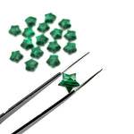 Load image into Gallery viewer, Hand Carved Malachite Star Beads: Faceted 10mm Briolettes