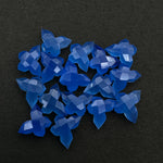 Load image into Gallery viewer, Hand Carved Blue Chalcedony Butterfly Beads (14x10 MM)