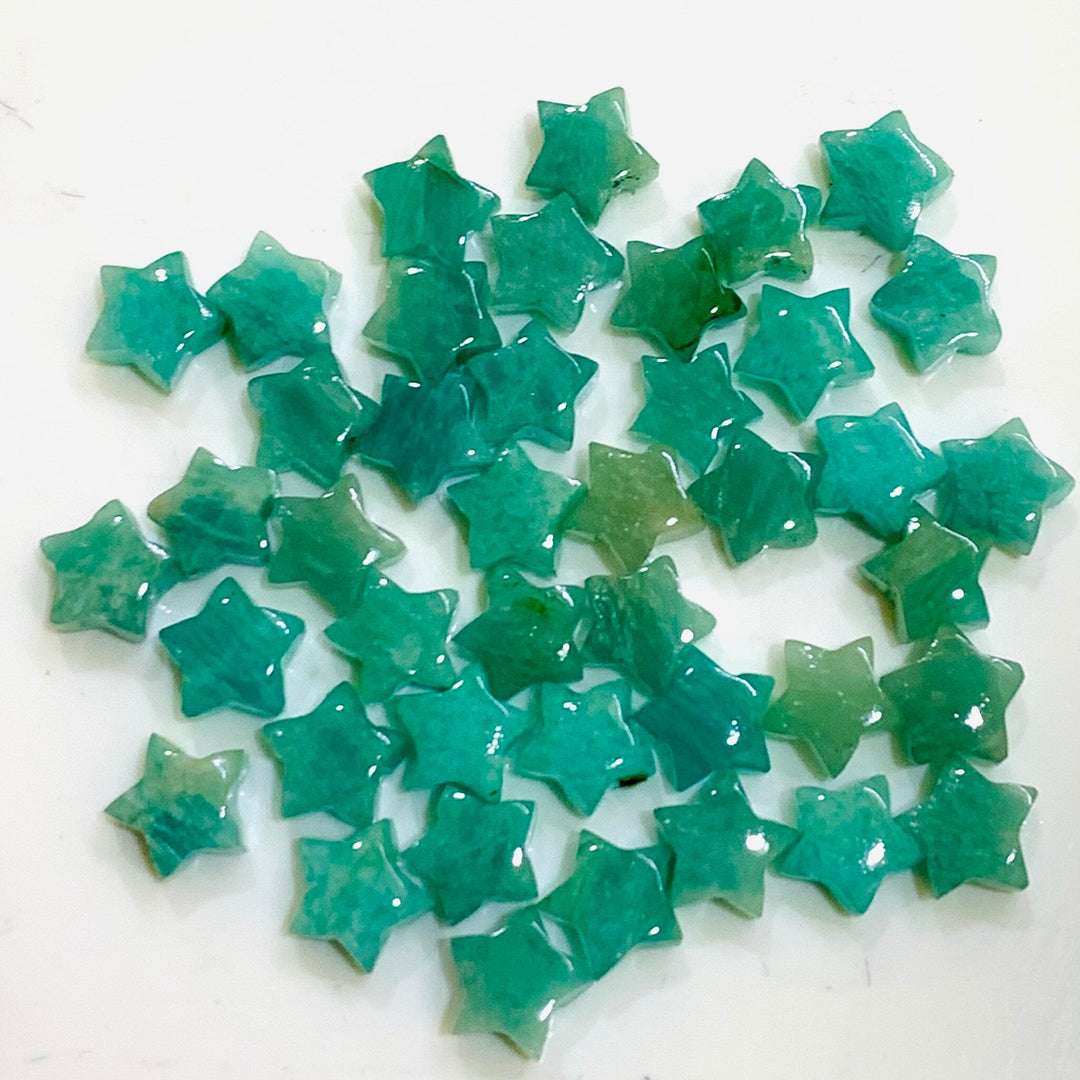 Superb AAA Amazonite Star Shape Smooth Briolettes, Natural Amazonite Star Shape Beads, Hand Carved Smooth Star Gemstone Beads, 10 MM