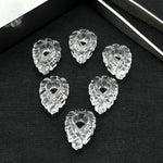 Load image into Gallery viewer, 1,2,3,4,5 pcs Natural Crystal Quartz Pear Shape Carved Gemstone, Pear Shape Carving, Crystal Quartz Hand Carved Gemstone for Jewlery 18X12mm