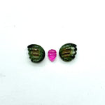 Load image into Gallery viewer, Natural tourmaline Butterfly Shape Carving, Hand carved tourmaline Butterfly loose carving, carved butterfly jewelry for Making 21x9mm.
