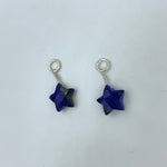 Load image into Gallery viewer, Lapis Lazuli Star Charm: 925 Silver Pendant Bead (10mm)
