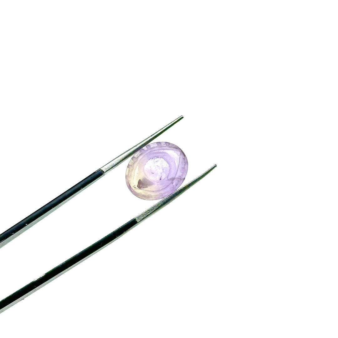 Natural Ametrine Carved Evil Eye Beads, Ametrine Evil Eye Charm Beads For Jewelry Making, Carving Beads, 10X12MM, Gemstone Protection Beads