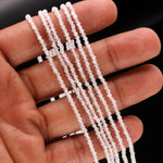 Load image into Gallery viewer, Rainbow Moonstone Round Beads, Natural Moonstone Micro Beads, 2 MM Beads for Jewelry Making, 13 Inches, Wholesale Faceted Beads