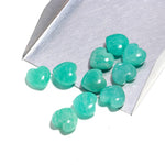 Load image into Gallery viewer, Natural Amazonite Heart Shape Briolette's, Green Amazonite Smooth Heart Shape Beads, AAA Hand Carved Charm for Jewelry Making 12 MM