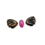 Load image into Gallery viewer, Natural tourmaline Butterfly Shape Carving, Hand carved tourmaline Butterfly loose carving, carved butterfly jewelry for Making 20x11mm.