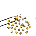 Load image into Gallery viewer, Natural Tiger Eye Faceted Stars Shape Briolettes, AAA Tiger Eye Star Shape Beads For Jewelry Making, Mini Gemstone Star Charms Beads, 8 MM