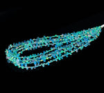 Load image into Gallery viewer, Light Blue Opal Pear Shape Beads, AAA Fire Ethiopian Opal Pear Shape Gemstone Beads, Jewelry Making Welo Opal Beads, 4-8 MM