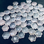 Load image into Gallery viewer, 2,3,4,5 Pcs Natural Rose Quartz Hand Carved Flower Shape, Carved Flower Shape Gemstone For Jewellery, Flower Shape Gemstone, 10 mm