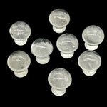 Load image into Gallery viewer, 1 Pc Natural Crystal Quartz Mushroom Shape Stone, Mushroom Shape Gemstones, 22 MM Mushroom Carving Stones, Mushroom Crystal, Crystal Healing