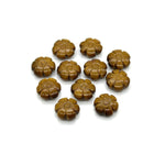 Load image into Gallery viewer, AAA Tiger's Eye Flower Shape Carvins, Natural Tiger Eye Flower Shape Carving, Jewelry Making Loose Gemstone Charms, 12 MM, Carved Crystals