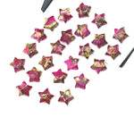 Load image into Gallery viewer, Cute Pink Turquoise Star Shape Beads, Hot Pink Copper Turquoise Faceted Star Beads, Hand Carved Gemstone Beads, Star Charm for Jewelry 8 MM