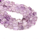 Load image into Gallery viewer, AAA Natural Pink Amethyst Faceted Tumble Beads ~ 6X8 MM Pink Amethyst Nuggets Shape Beads ~ 8" Strand Fancy Jewelry Making Beads Loose Beads