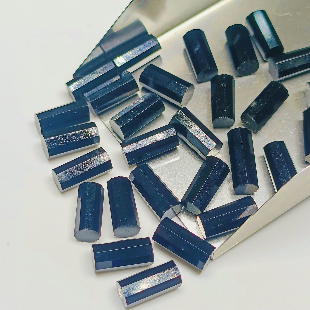 2,3,4,5 Pcs AAA Quality 100% Natural blue op Faceted Pipe Shape Loose Gemstone, blue opal loose Gemstone, Gemstone for Jewlery 10X6 mm