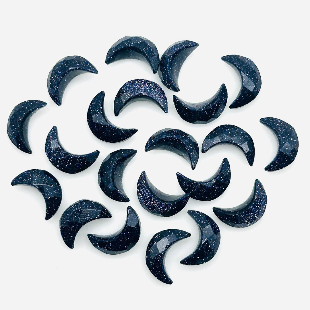 Pretty Black Sunstone Carved Moon Shape Beads, Hand Carved Moon Shape Gemstone Beads For Jewelry, Moon Shape Briolette's, Moon Charms 12 MM