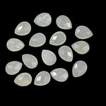 Load image into Gallery viewer, Natural White Moonstone Faceted Pear Shape Beads, 9X12 MM AAA+ Quality Moonstone Briolette's Beads, Matched Pairs, Jewelry Making Beads