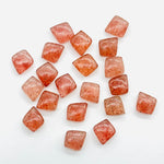 Load image into Gallery viewer, 2,3,4,5,6Pcs Natural pink strawberry smooth fancy Shape jewelry Making Loose Gemstone,smooth Gemstone brioletts Gemstone for Jewelry 8X10mm.