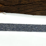 Load image into Gallery viewer, Natural Iolite Box Shape Beads, 3 MM Blue Iolite Gemstone Beads, 13 Inches Iolite Cube Shape Faceted Loose Beads Strand for Jewelry Making