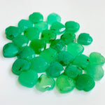 Load image into Gallery viewer, 2,5,6,7,8,9,10 pcs Natural Chrysoprase Faceted  Carved Heart Shape Briolettes, Carved Heart Shape Gemstone For Jewellery, Heart Shape 10mm