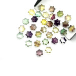 Load image into Gallery viewer, AAA Multi Fluorite Star Shape Beads, Natural Fluorite Star Shape Beads, 6 MM Star Shape Gemstone for Jewlery, 6 Sides Carving Star Beads
