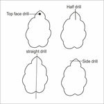 Load image into Gallery viewer, 2,3,4,5 pcs Natural Green Amethyst Leaf Shape Carving Gemstone Beads, Fancy Shape Briolette, Carved Leaves Shape Beads For Jewelry, 16X10 MM