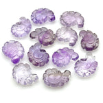 Load image into Gallery viewer, AAA+ Pink Amethyst Carved Shell Beads, Hand Carved Snail Shell Shape Gemstone, Seashell Charm, 16 MM Beach Shell Beads For Jewelry Making