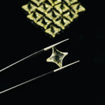 Load image into Gallery viewer, Natural Lemon Quartz Ninja Star Shape Carving Beads, Ninja Star Shape Gemstone Beads, 11X15 MM Jewelry Making Beads, Star Shape Briolettes