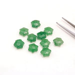 Load image into Gallery viewer, Green Strawberry Quartz Star Shape Briolette's, Star Shape Gemstone For Jewelry, Hand Carved Star Shape Charms, 10 MM