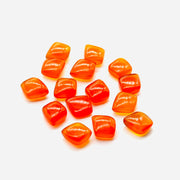 2,3,4,5,6 Pcs carnelian smooth fancy Shape jewelry Making Loose Gemstone, carnelian smooth Gemstone brioletts, Gemstone for jewelry  8X10mm.
