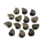 Load image into Gallery viewer, AAA Smoky Quartz Leaf Shape Beads, Brown Quartz Leaf Shape Briolette's, Faceted Fancy Carvings for Jewelry, 11X15 MM, Wholesale Gemstones