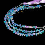 Load image into Gallery viewer, Multi Fire Ethiopian Opal Drop Shape Beads, AAA+ Flashy Ethiopian Opal Beads, Smooth Welo Opal Drop Beads, 4-6 MM