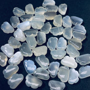 Natural White Moonstone Cloud Shape Beads, AAA Moonstone Cloud Shape Briolettes, Smooth Hand Carved Gemstone, Cloud Shape Charm Beads, 12 MM