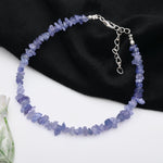 Load image into Gallery viewer, Natural Tanzanite Uncut Beads Bracelet, Handmade Tanzanite Uncut Chips Bracelet, Girls Fancy Bracelet, Gift For Girls, 925 Silver Bracelet